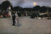 John Singer Sargent In the Luxembourg Gardens oil painting artist